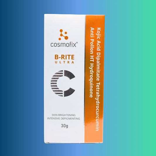 Cosmofix B-Rite Ultra Cream | Intensive Depigmenting & Skin Brightening | With Kojic Acid, Hydroquinone & Arbutin | 30g