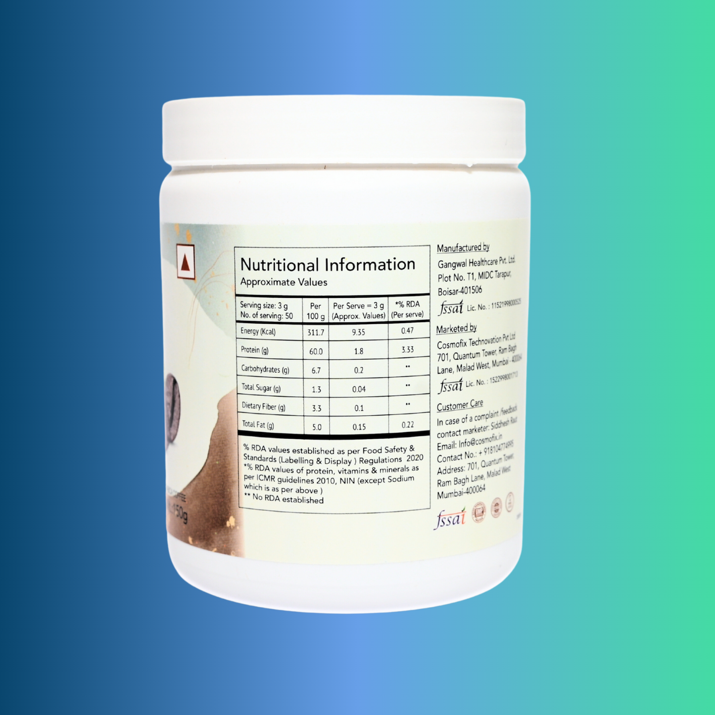 Cosmofix Procoll | Japanese Marine Collagen Supplement | Skin, Hair & Joint Support | 150g