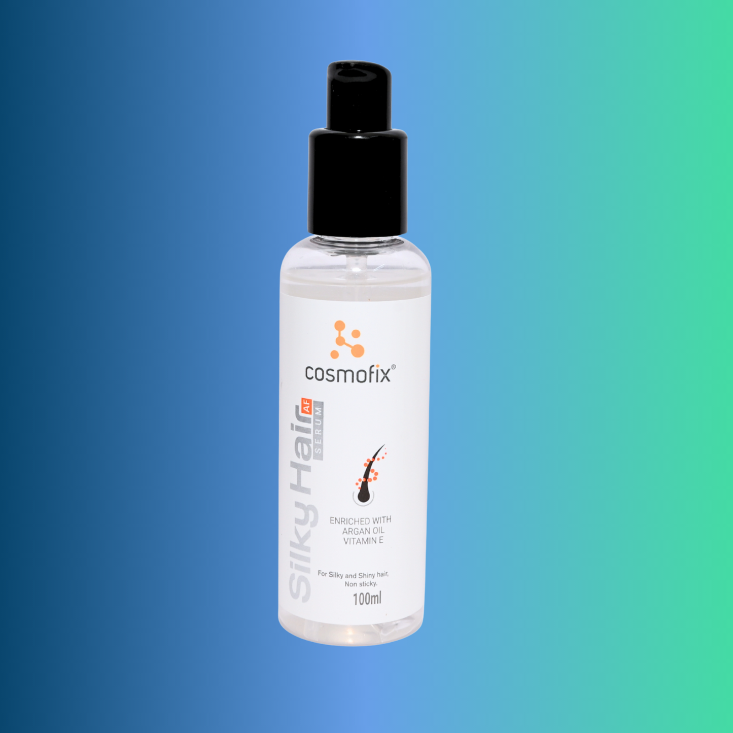 Cosmofix Silky AF Hair Serum with Argan & Grape Seed Oil – 30ml