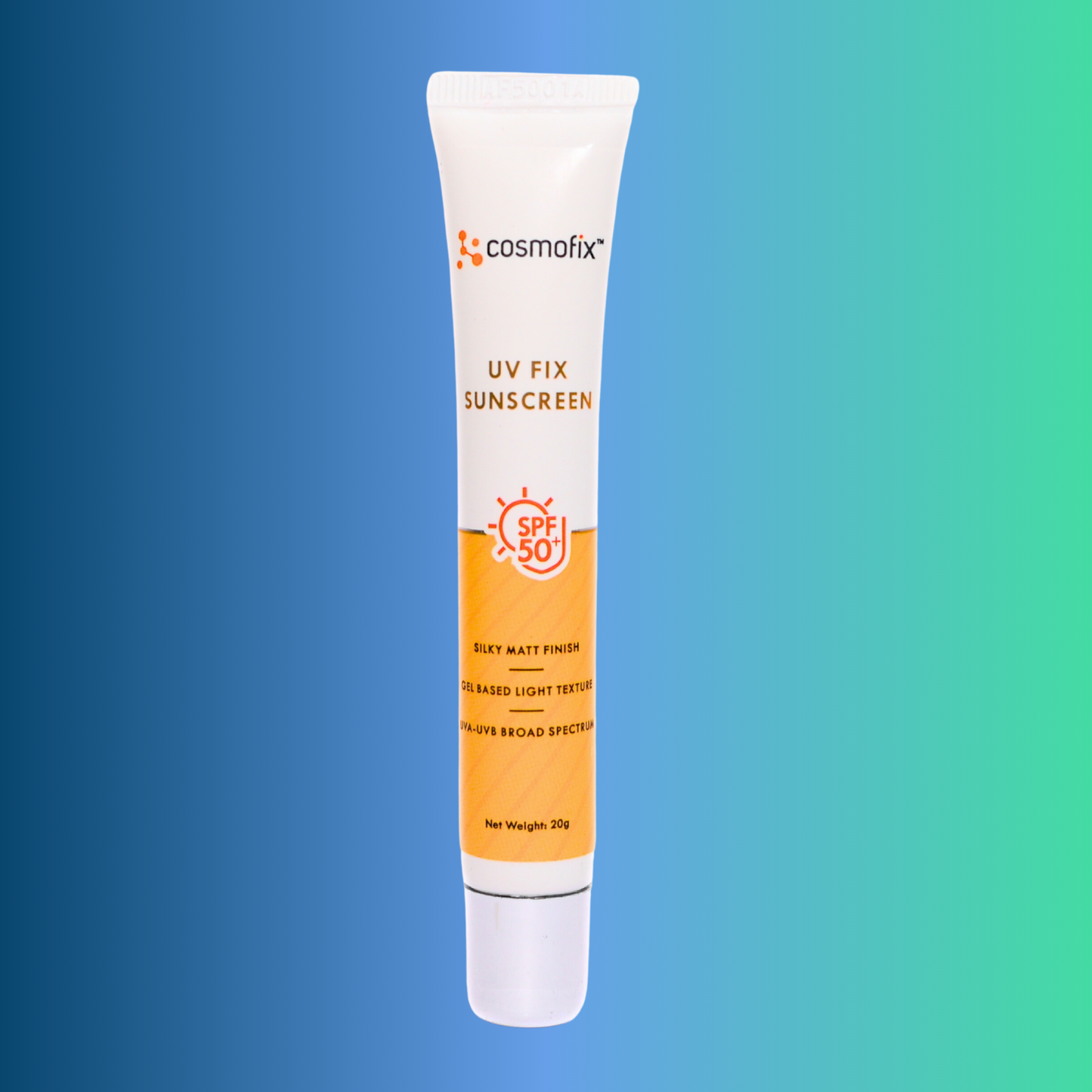 Cosmofix UV FIX Sunscreen | SPF 50+ PA++++ | Gel-Based, Matte Finish | UVA + UVB Protection