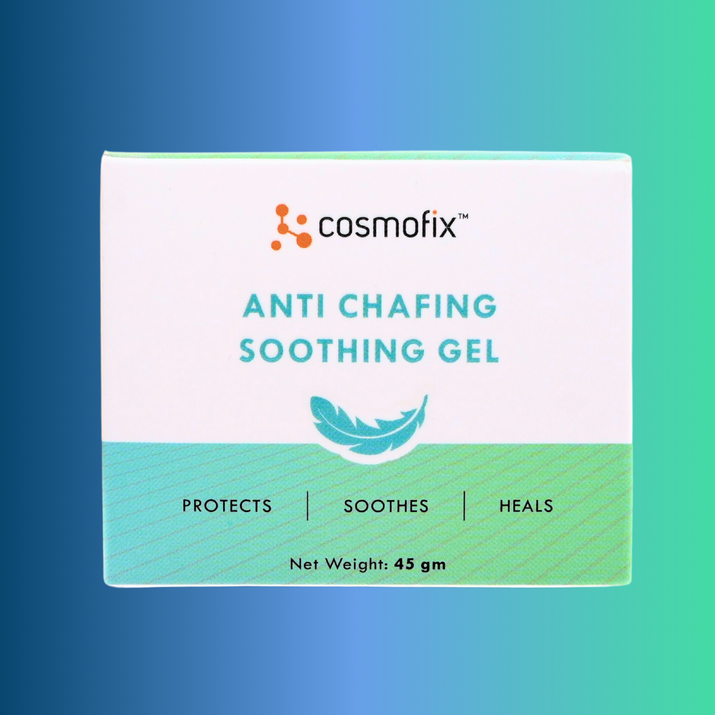Cosmofix Anti-Chafing Soothing Gel | Relieves Friction, Rashes & Irritation | 45g