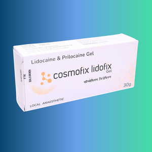 Cosmofix Lidofix Gel – Lidocaine & Prilocaine 2.5% Topical Anaesthetic – 30g