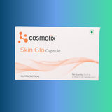 Cosmofix Skin Glo Capsules | For Brighter, Glowing Skin | Nutraceutical Support for Radiance | 2 x 10 Capsules