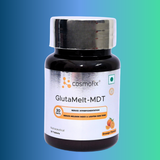 Cosmofix GlutaMelt-MDT | Advanced Glutathione Formula for Skin Brightening & Hyperpigmentation | Orange Flavour