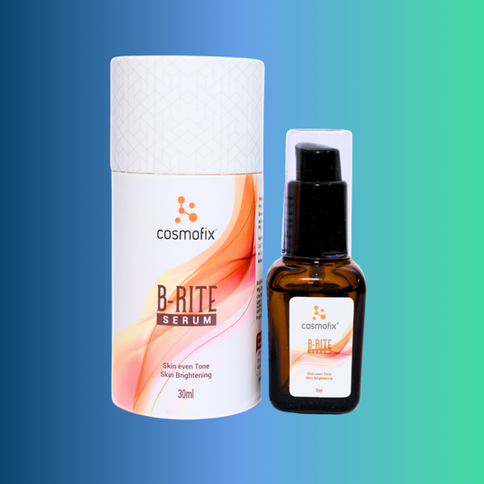 Cosmofix B-RITE Serum | Skin Brightening & Even Tone Serum | With Niacinamide, Arbutin & Kojic Acid | 30ml