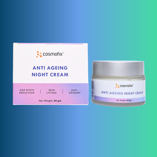 Cosmofix Anti Ageing Night Cream – Skin Lifting, Age Spot Reduction & Antioxidant Protection – 45g