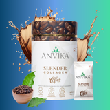 Anvika Slender Collagen Coffee – Marine Collagen with Garcinia Cambogia & L-Carnitine – 15 Sachets
