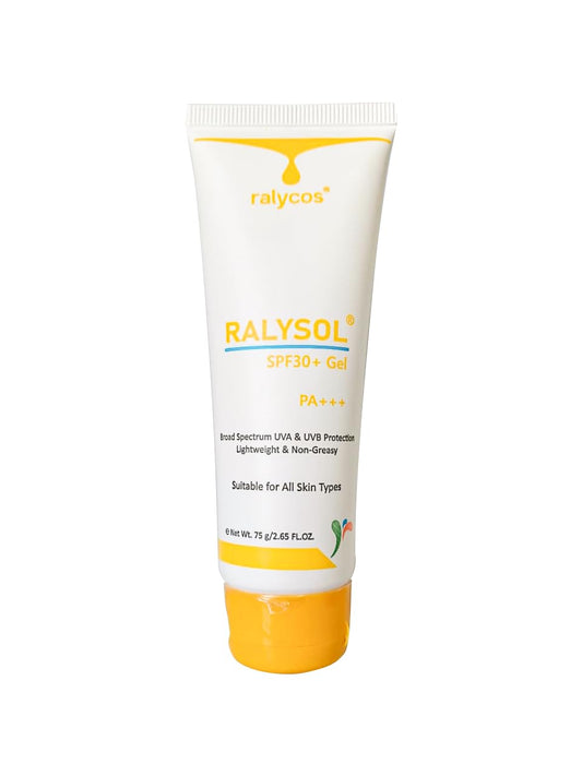 Ralycos Ralysol Gel SPF 30+ Broad Spectrum Sunscreen for Oily & Acne-Prone Skin | Lightweight & Non-Greasy Formula