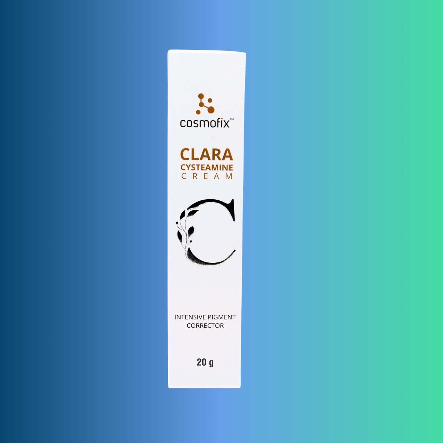 Cosmofix Clara Cysteamine Cream | Pigment Corrector for Melasma & Dark Spots | With Cysteamine & Arbutin | 20g