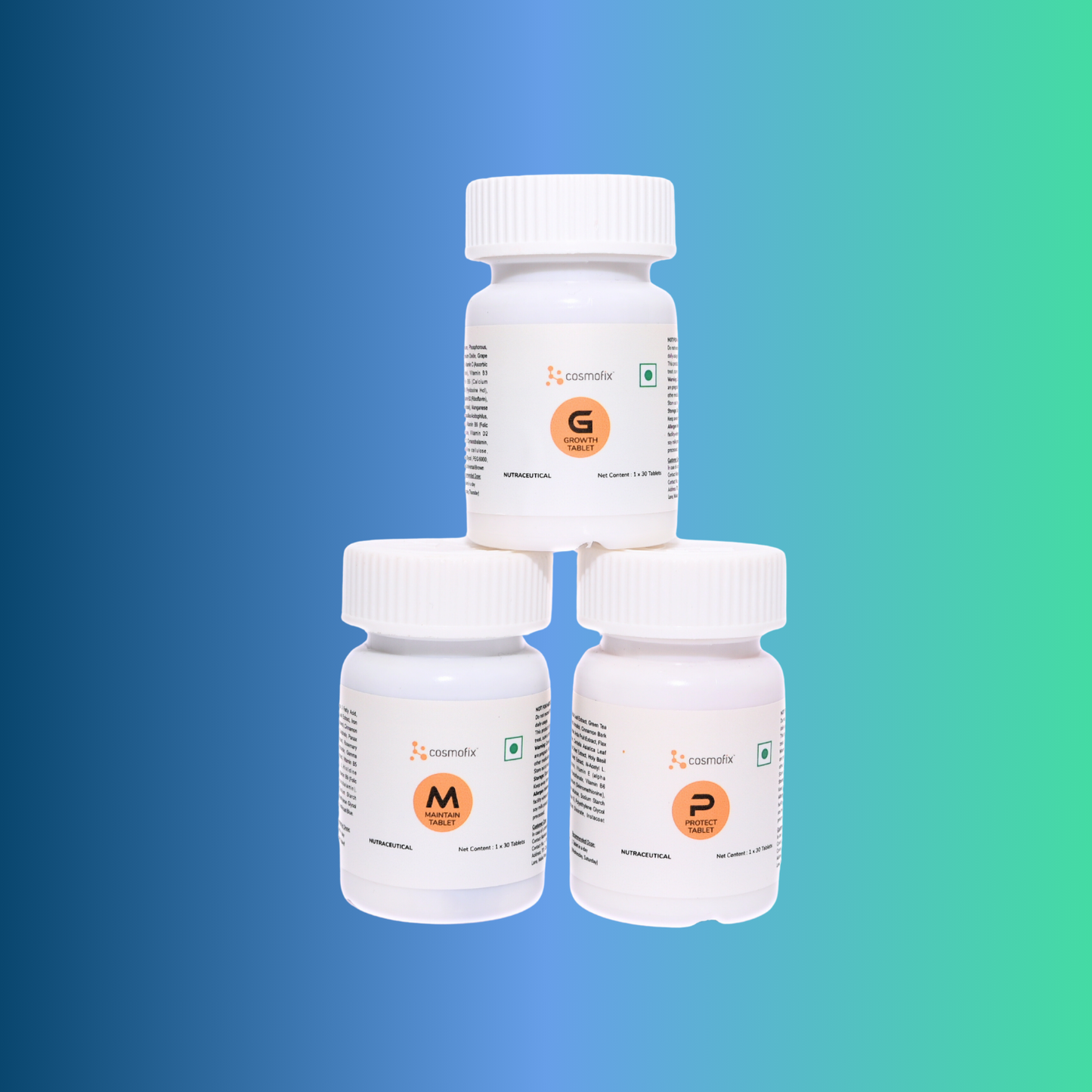 Cosmofix GMP Ultimate Hair Care Kit – 36 or 90 Tablettes | Growth, Maintenance & Protection Formula