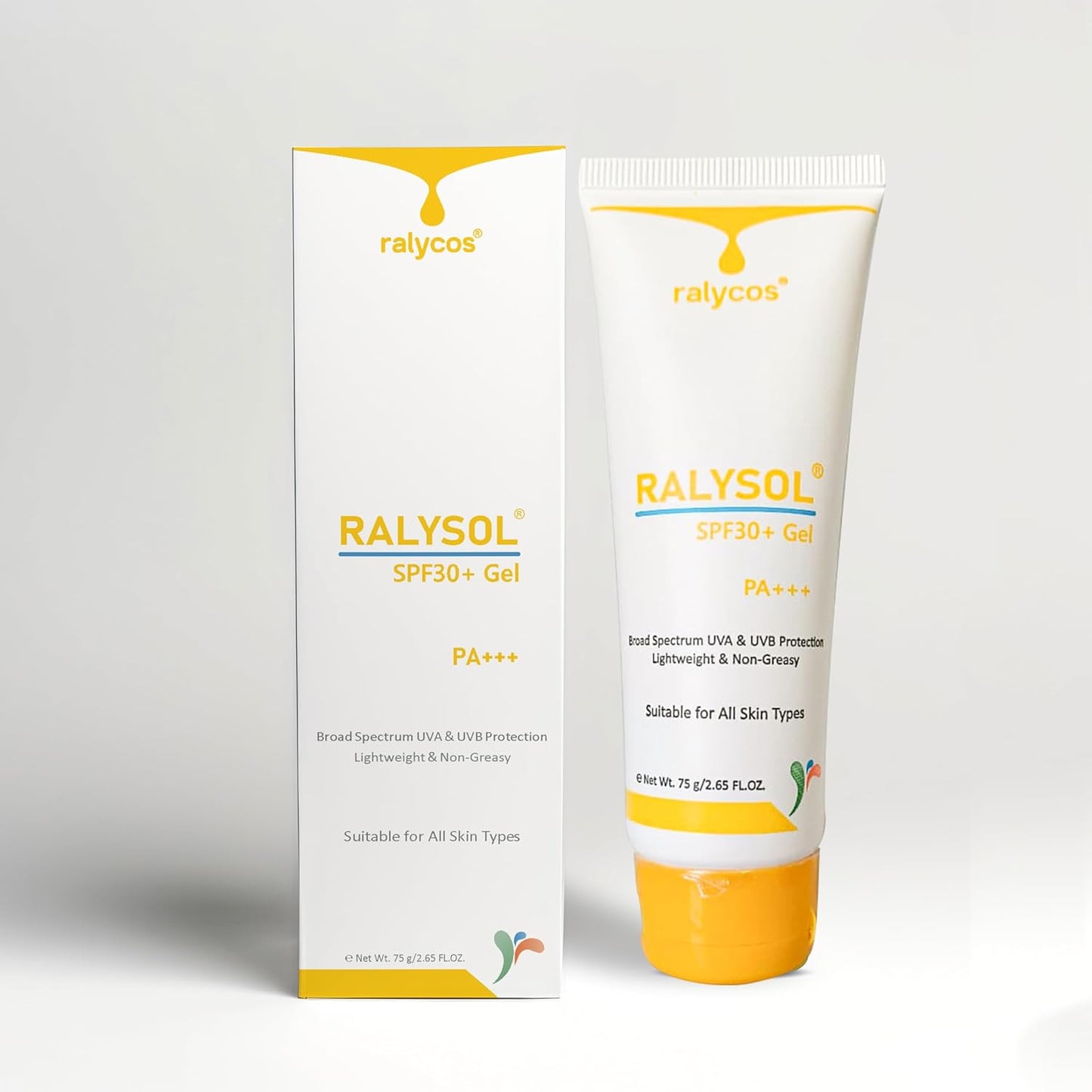 Ralycos Ralysol Gel SPF 30+ Broad Spectrum Sunscreen for Oily & Acne-Prone Skin | Lightweight & Non-Greasy Formula