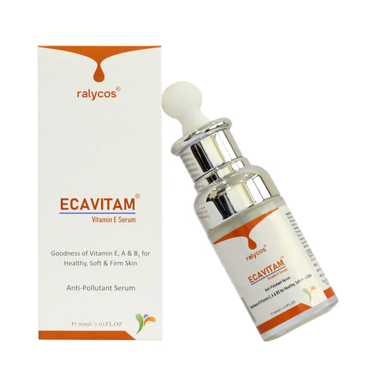 Ralycos ECAVITAM Vitamin E Face Serum for Hydration, Skin Repair & Glow