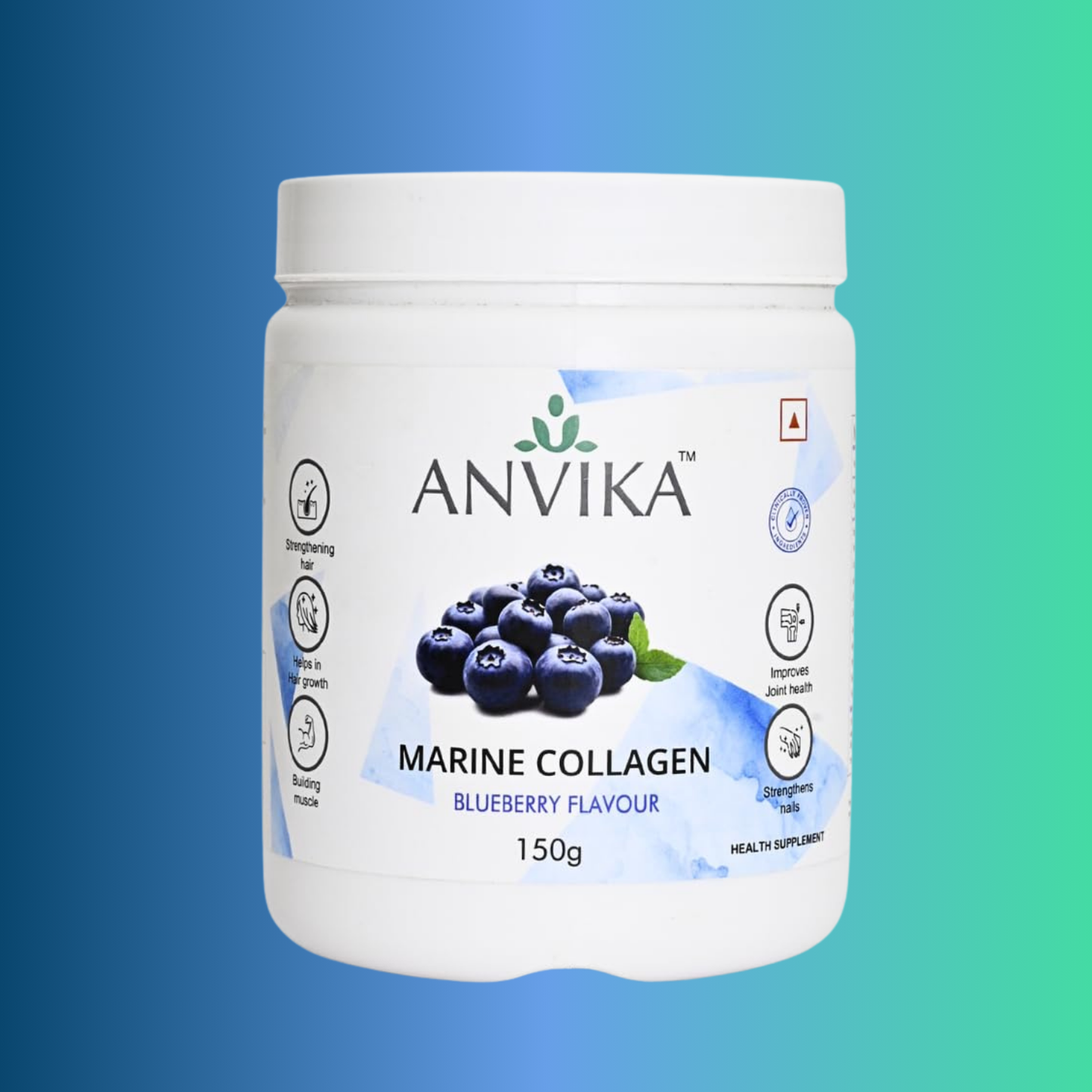 Anvika Marine Collagen | Hair, Skin & Nail Health Support – 150g