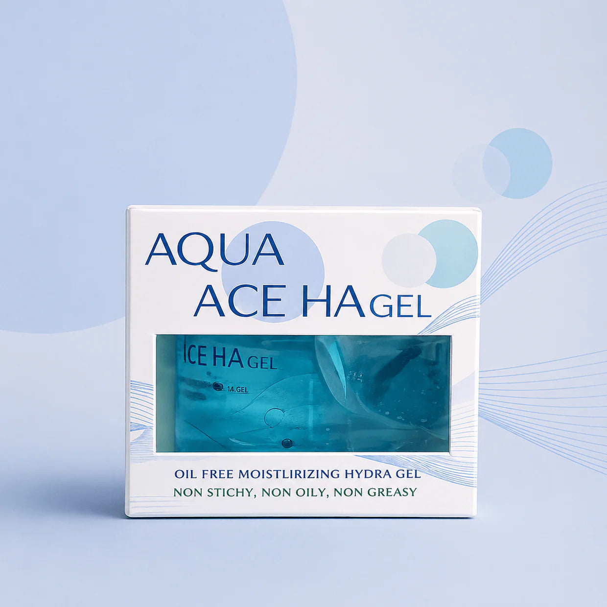 AQUA ACE HA Gel with Hyaluronic Acid for Deep Hydration, Soft & Plump Skin